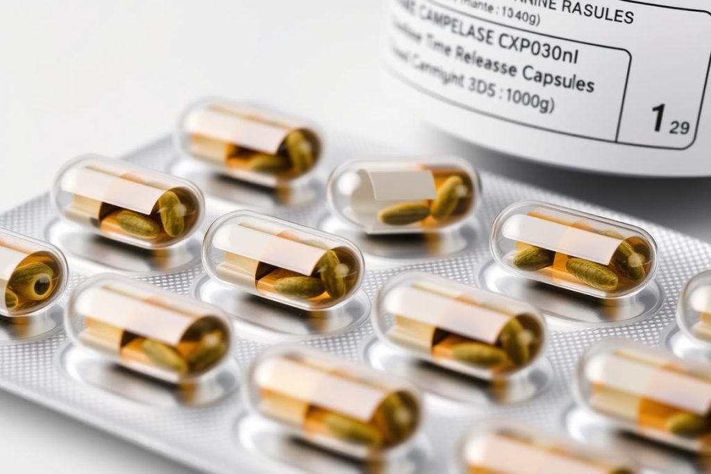 Capsules à libération contrôlée avec technologie multicouche, edibles au cannabis 2025