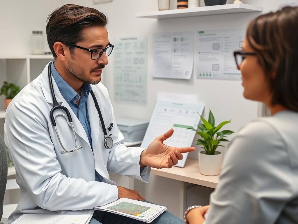 Consultation médicale sur l'usage du CBD