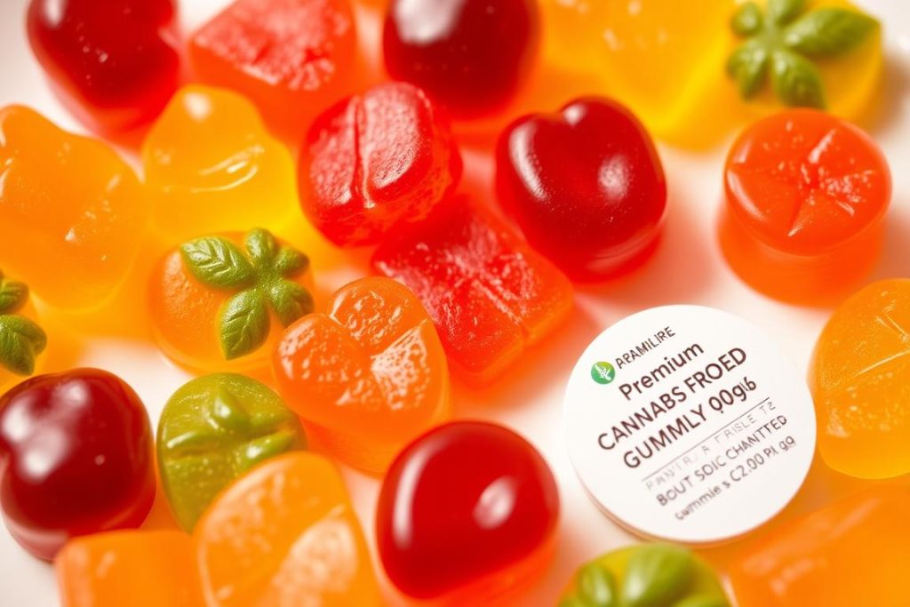 Gummies nano-infusés aux fruits avec technologie d'absorption rapide, edibles au cannabis 2025