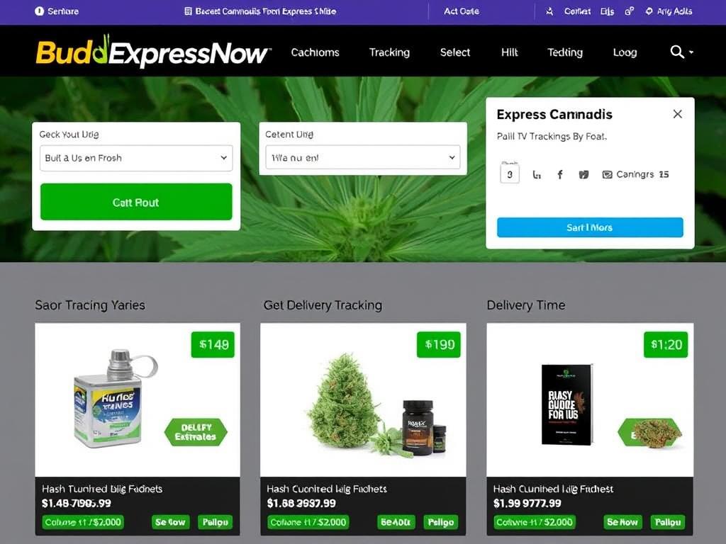 Interface de commande rapide sur BudExpressNow