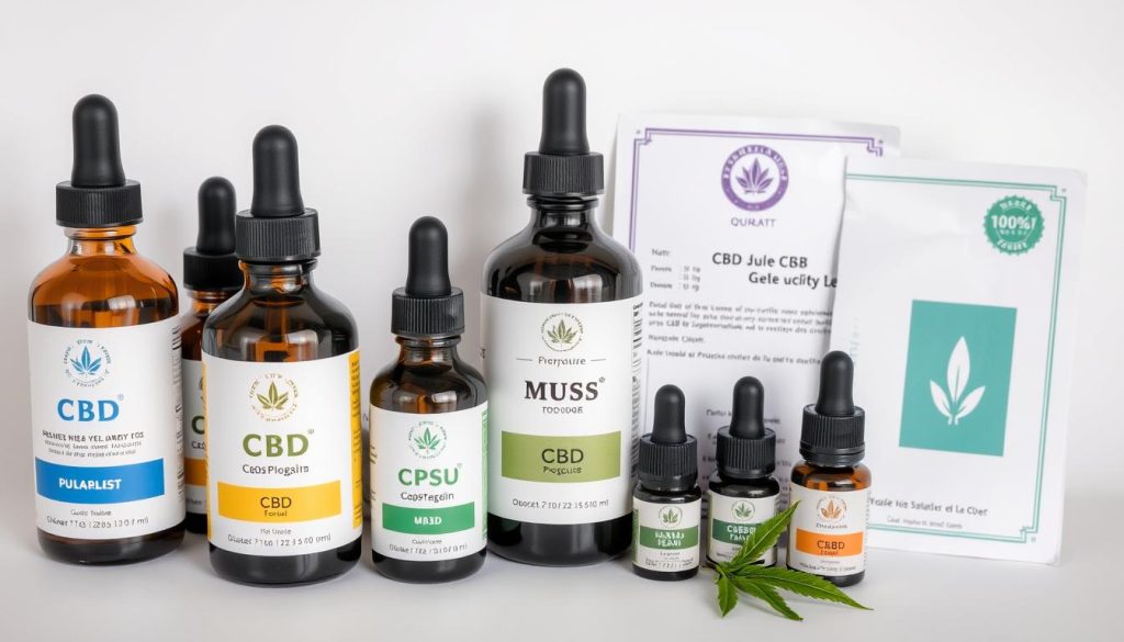 Produits CBD de qualité avec certificats d'analyse