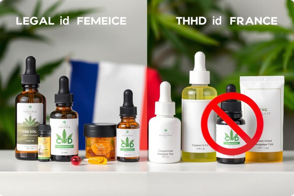 Produits à base de CBD légaux en France vs produits THC
